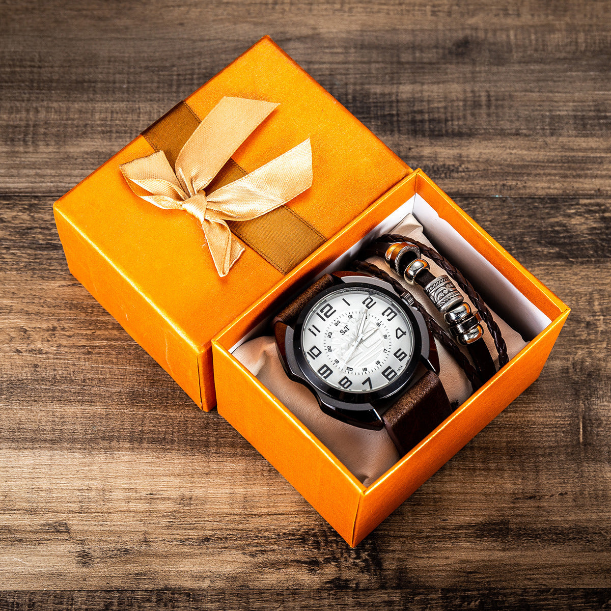 2pcs/set Quartz watch + bracelet