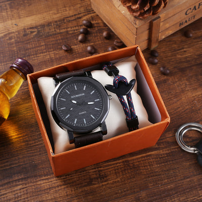 Linéa Set – Fashion Belt Quartz Watch with Bracelet