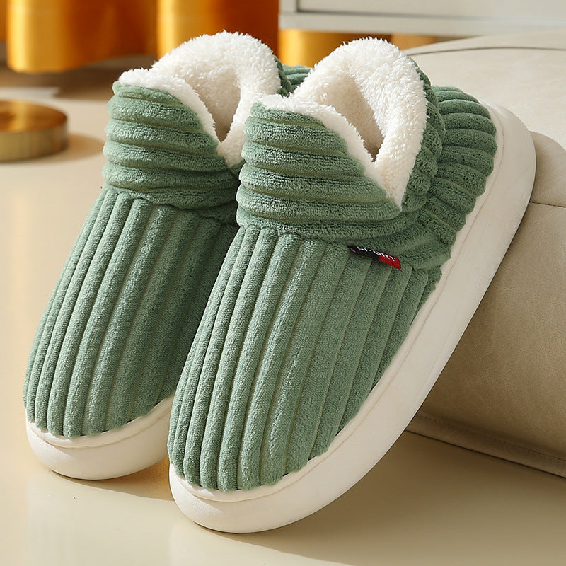 Winter warm indoor plush shoes