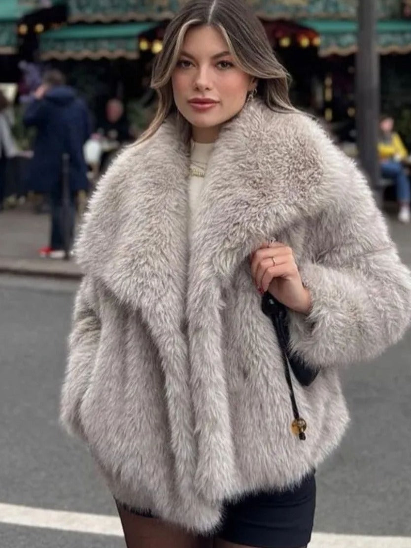 Winter Plush Coat  Long Sleeve