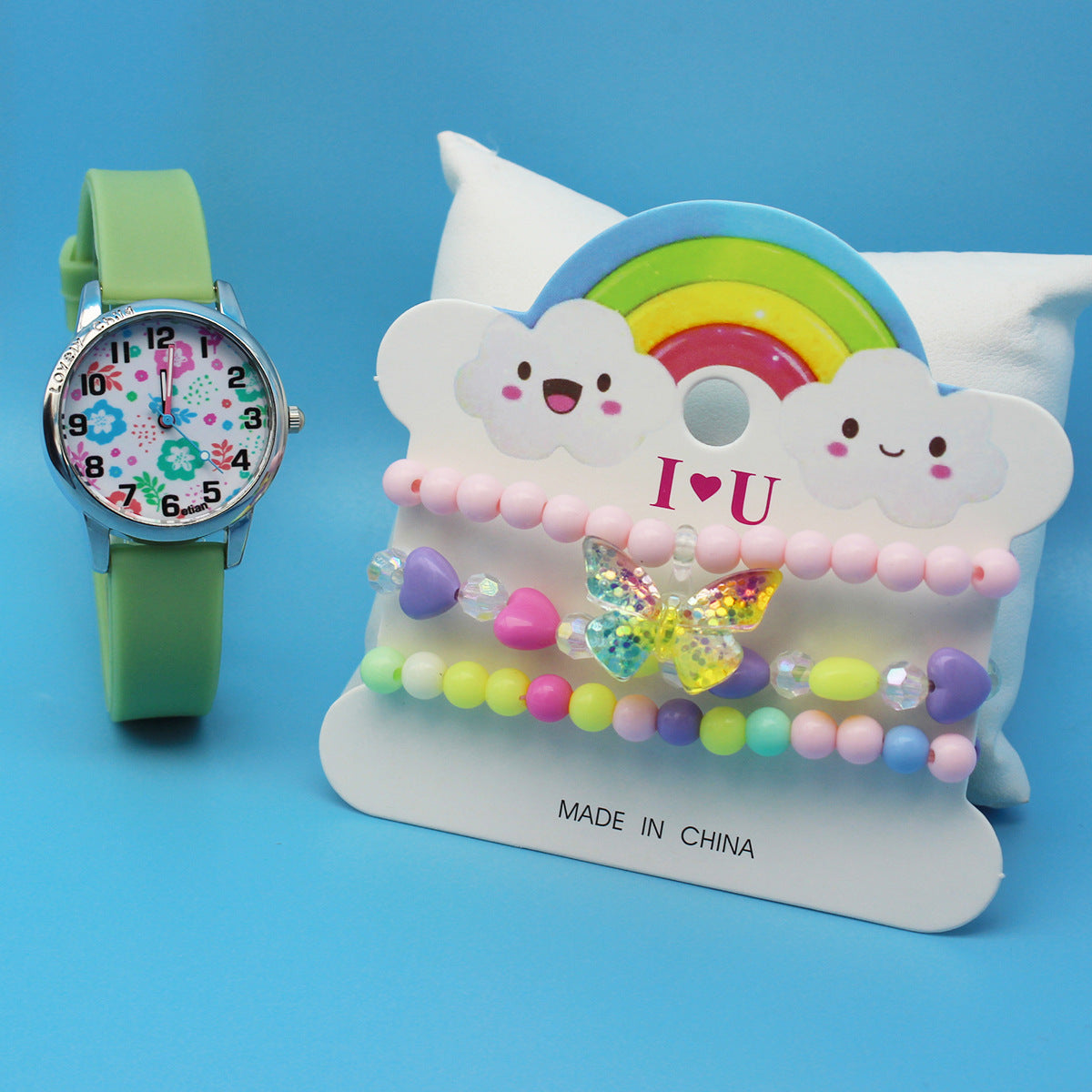 Cartoon Cute Children's Watch Set