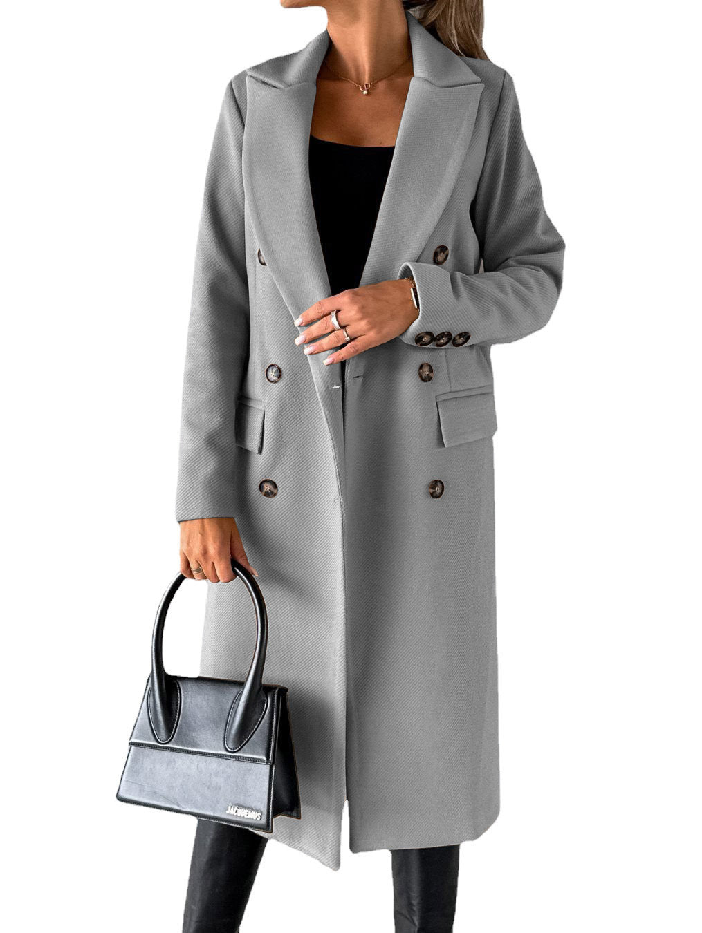 Long Sleeve Lapel Coat Winter Fashion