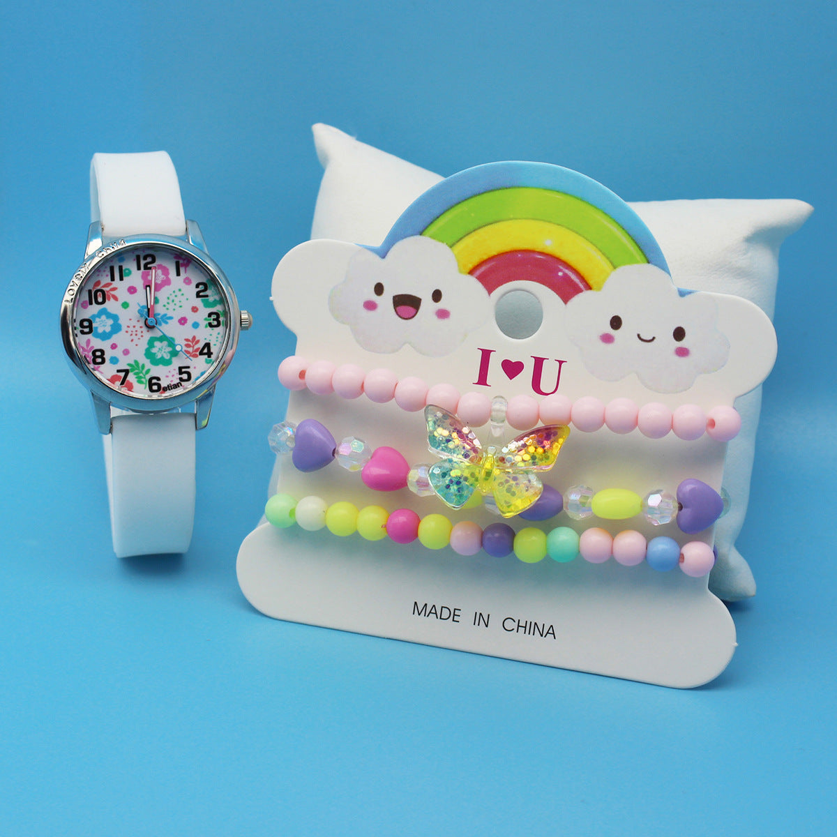 Cartoon Cute Children's Watch Set