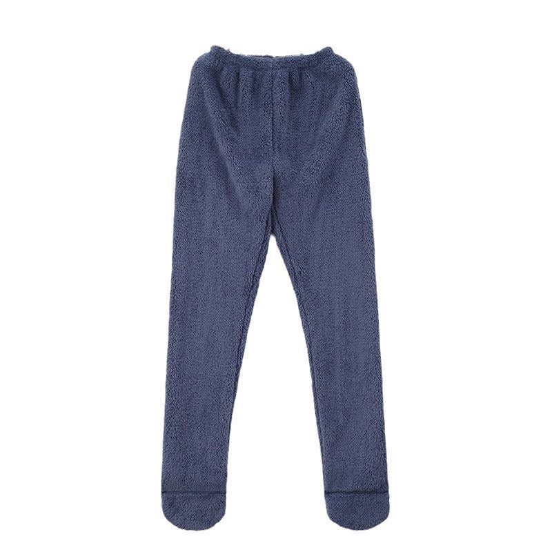 Women's Coral Fleece Leggings - Winter Warm Thick Pajama Pants & Sleepwear