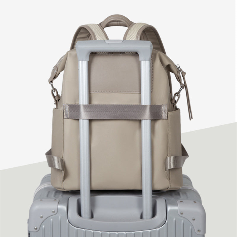 Women's Lightweight Waterproof Backpack - Casual Hand-Hold Commuter Travel Computer Bag, Large Capacity