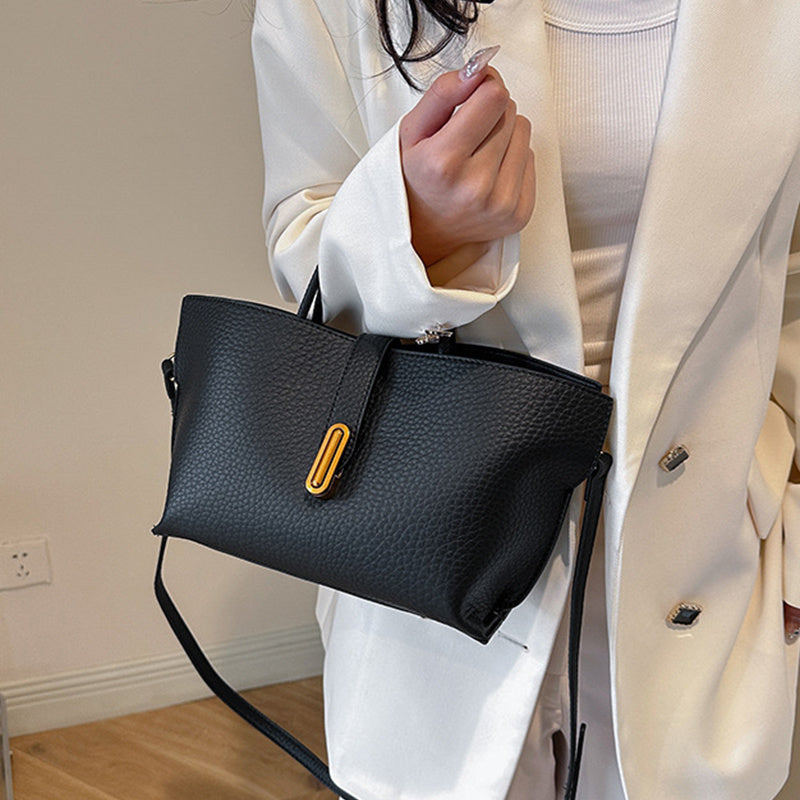 INS Litchi Pattern Shoulder Bag
