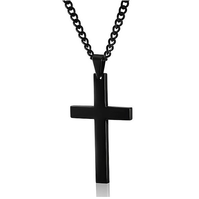 Classic Cross Necklace Pendant Stainless Steel