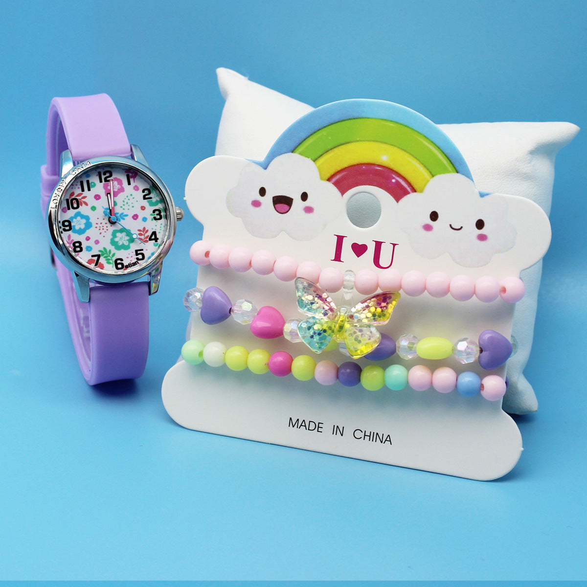 Cartoon Cute Children's Watch Set