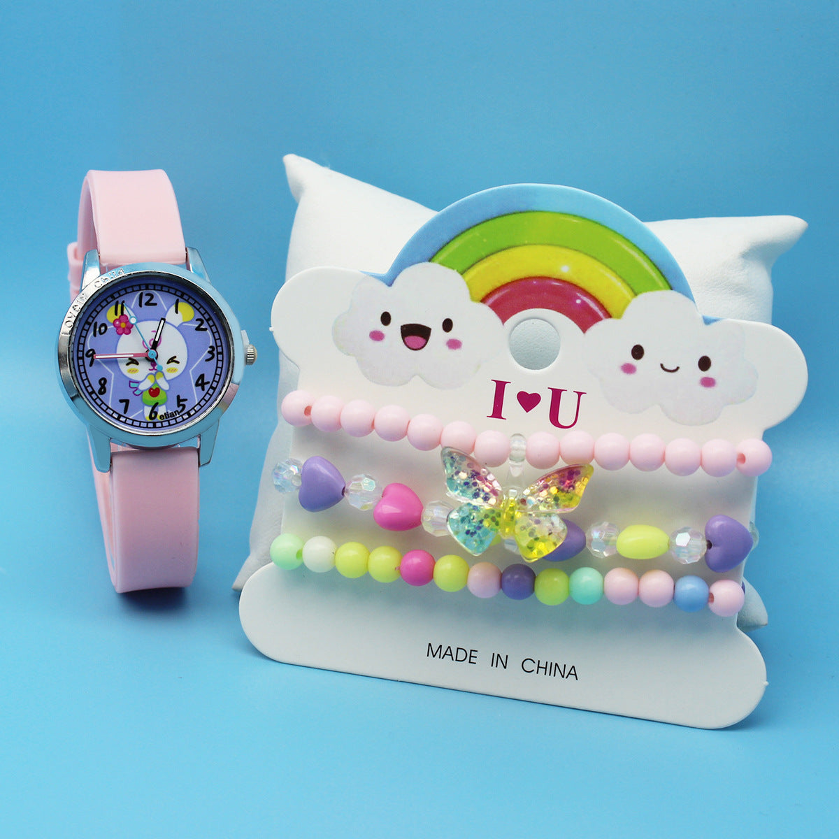 Cartoon Cute Children's Watch Set