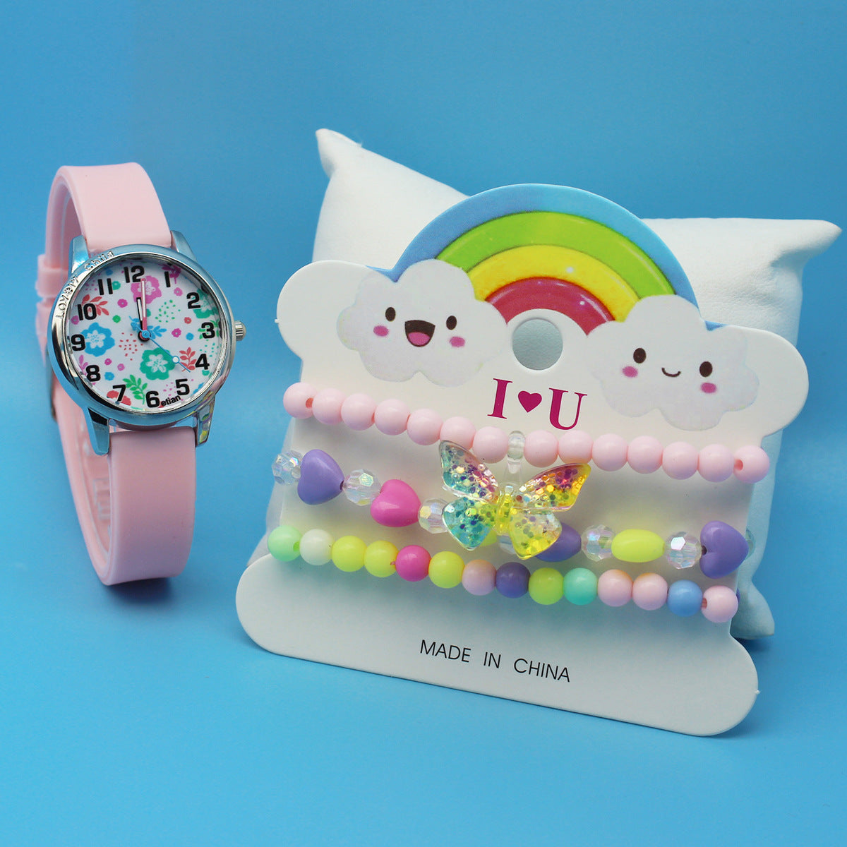 Cartoon Cute Children's Watch Set