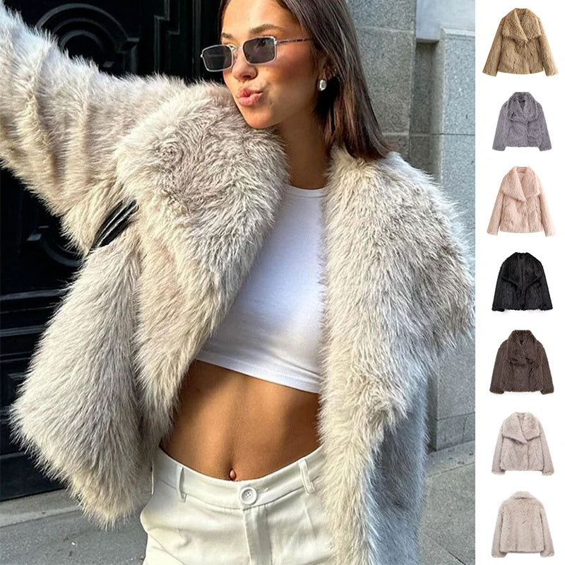 Winter Plush Coat  Long Sleeve