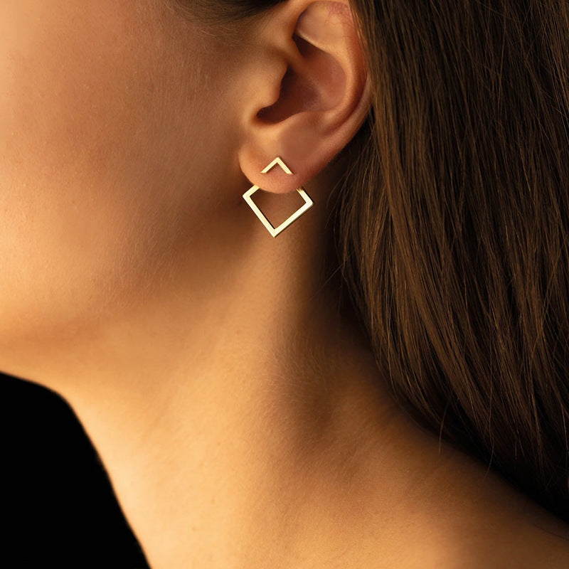 Square Geometric Earrings