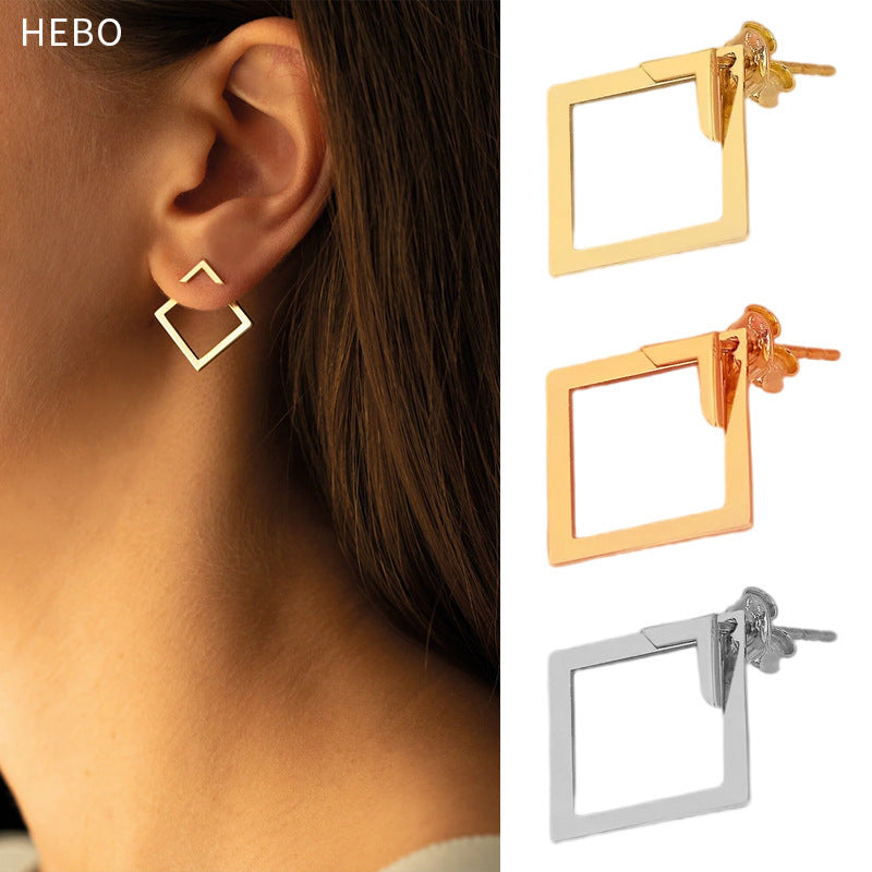 Square Geometric Earrings