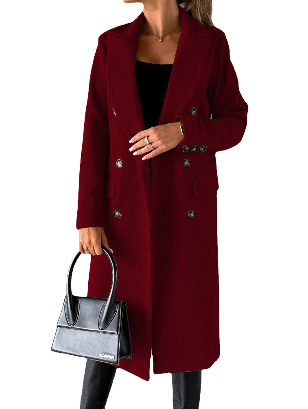 Long Sleeve Lapel Coat Winter Fashion