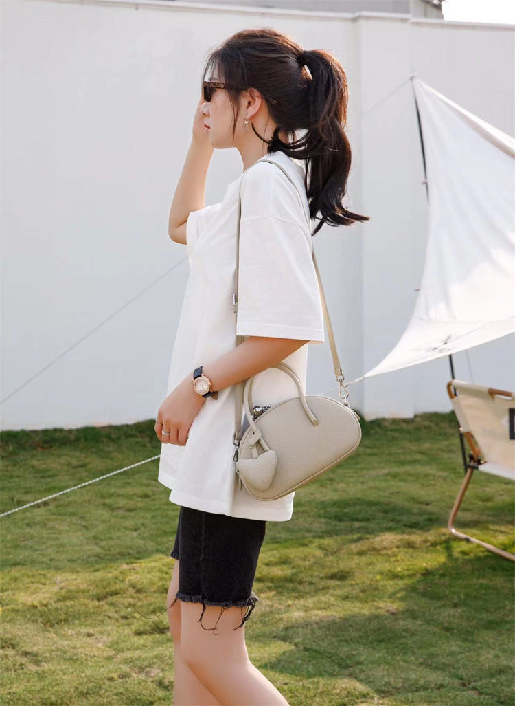 2025 Luxury Heart Crossbody Bag for Women | Designer Solid Shoulder Handbag Purse