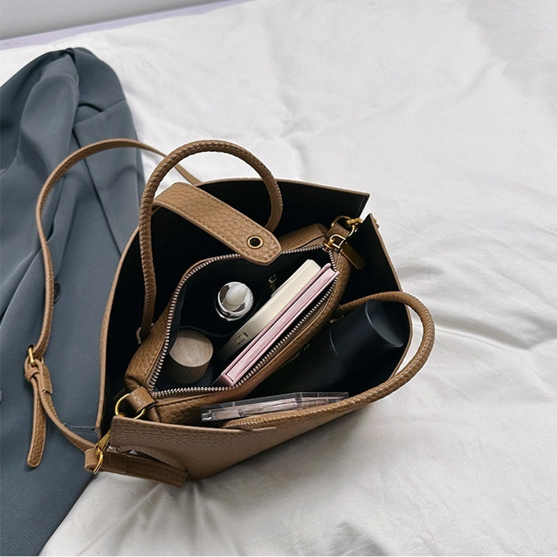 INS Litchi Pattern Shoulder Bag