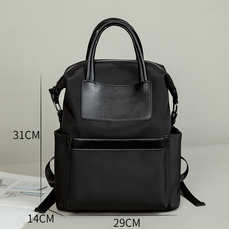 Women's Lightweight Waterproof Backpack - Casual Hand-Hold Commuter Travel Computer Bag, Large Capacity