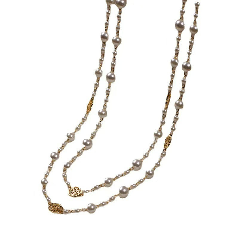 Retro Multi-layer Pearls Necklace