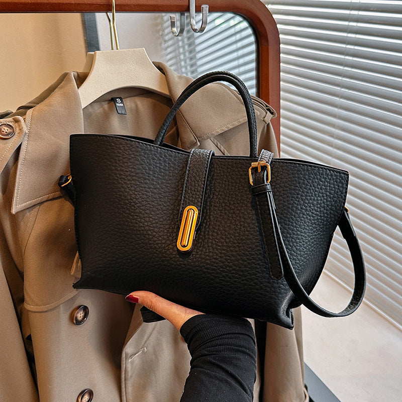 INS Litchi Pattern Shoulder Bag