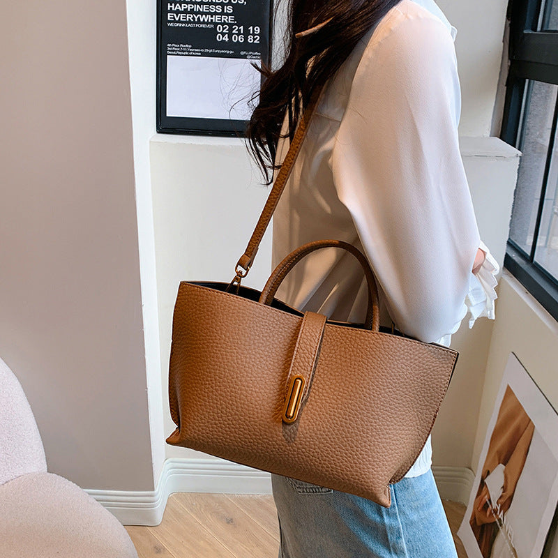 INS Litchi Pattern Shoulder Bag