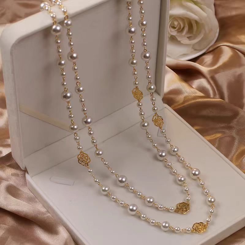Retro Multi-layer Pearls Necklace