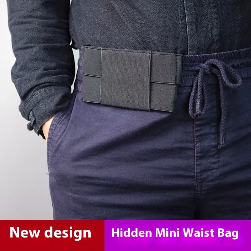 Waterproof Invisible Waist Pouch - Unisex Anti-Theft Running Belt & Mini Fitness Fanny Bag