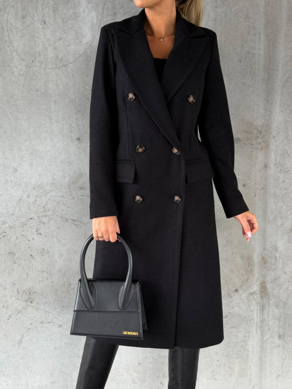 Long Sleeve Lapel Coat Winter Fashion