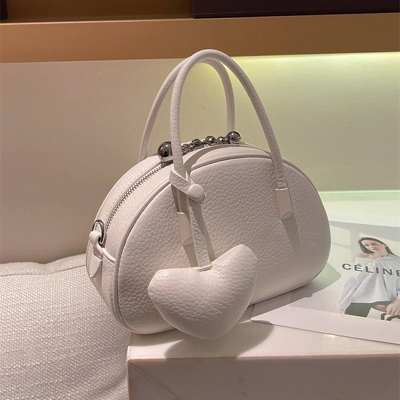 2025 Luxury Heart Crossbody Bag for Women | Designer Solid Shoulder Handbag Purse