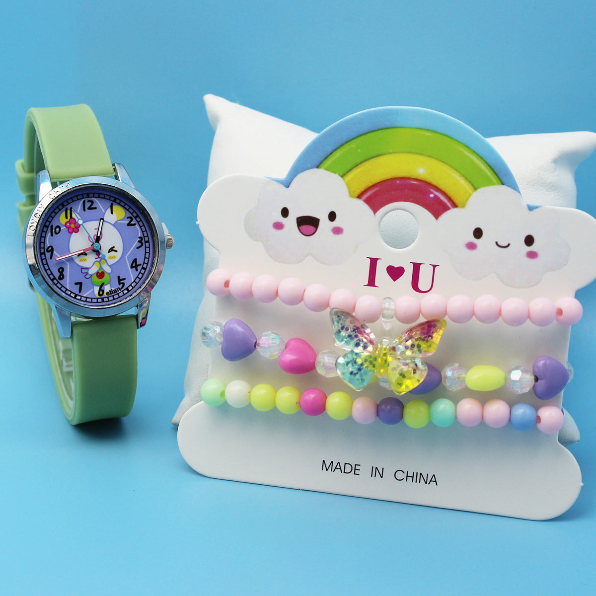 Cartoon Cute Children's Watch Set