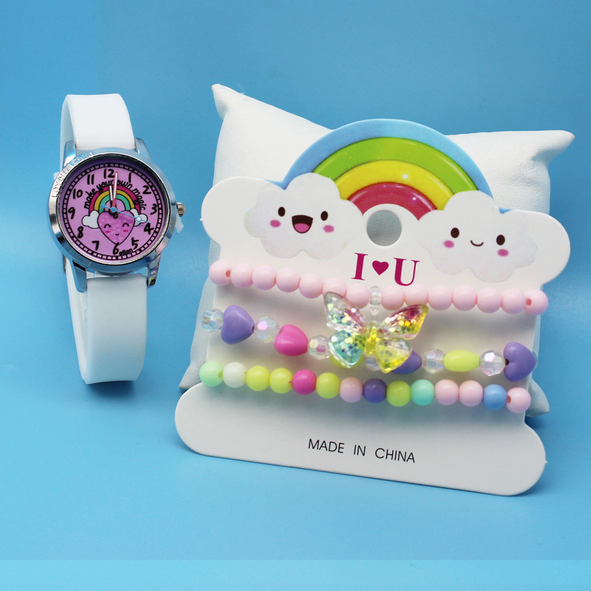 Cartoon Cute Children's Watch Set