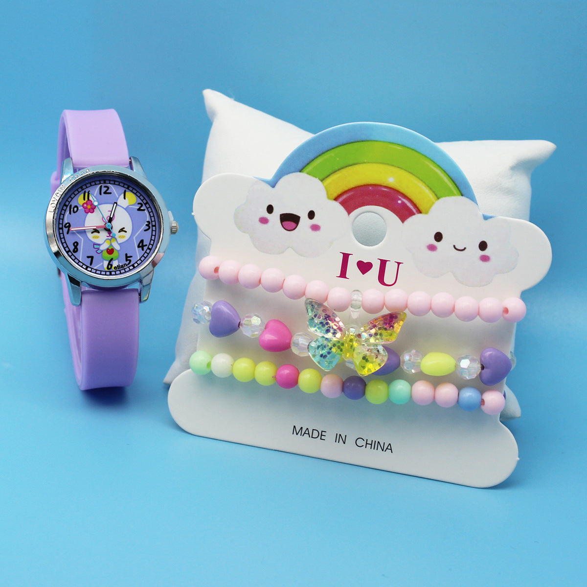 Cartoon Cute Children's Watch Set