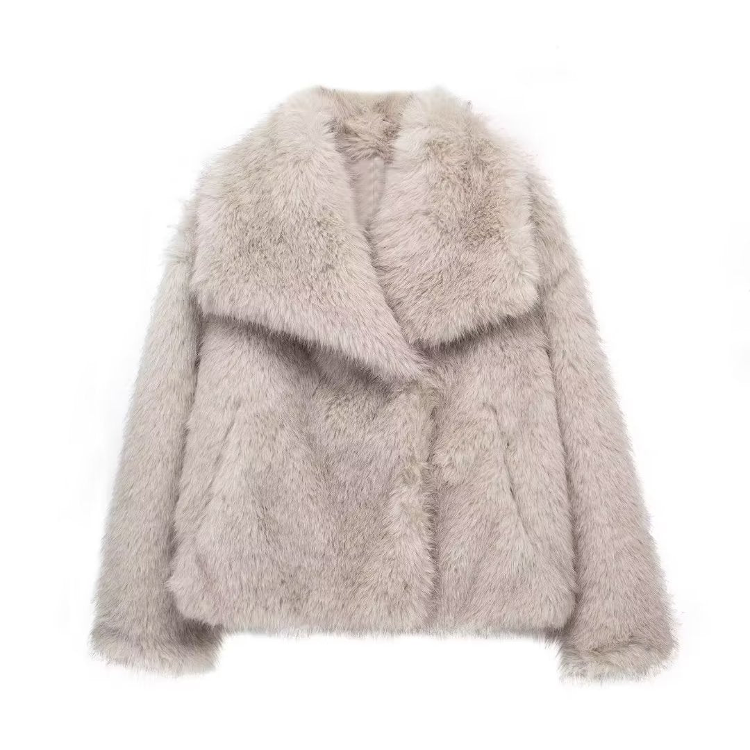 Winter Plush Coat  Long Sleeve