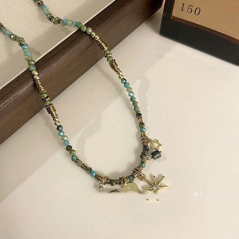 All-matching Clavicle Women's Twin Necklace Sweater Chain