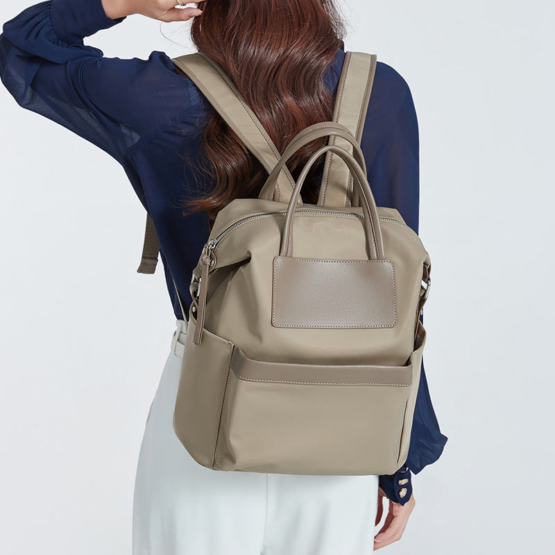 Women's Lightweight Waterproof Backpack - Casual Hand-Hold Commuter Travel Computer Bag, Large Capacity